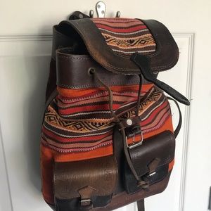 PERUVIAN LEATHER BAG